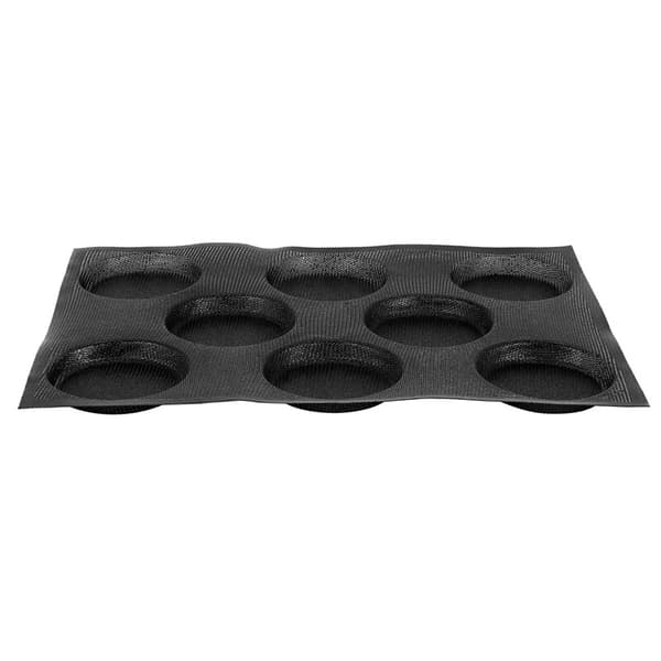 Silikone Hamburger Brødforme Perforerede Non-Stick Bageplader