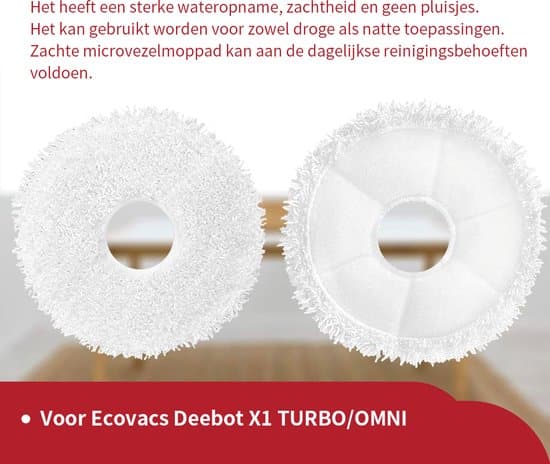 Dele egnet til Ecovacs Deebot X1 (Turbo) og T10 - 11 dele