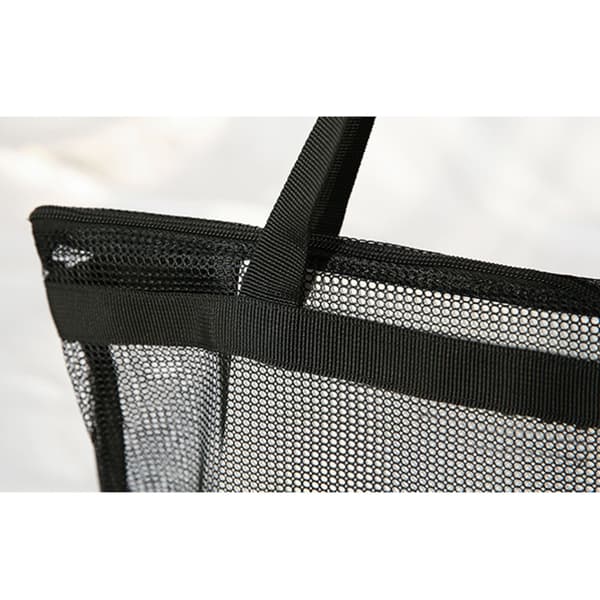 Tygväska för strand Polyester Mesh Expanderbar Shopping Dagligen
