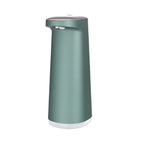 Automatisk sæbedispenser, opvaskemiddeldispenser, 450 ml, USB genopladelig, vandtæt, mørkegrøn