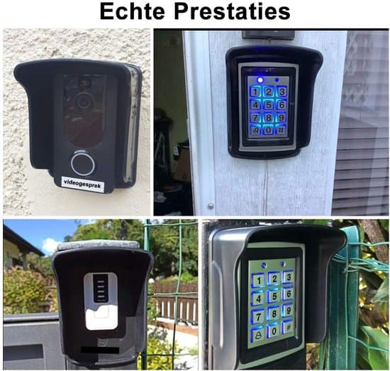 Regntätt skydd för RFID-knappsats/dörrklocka, vattentätt skydd för passerkontrollutrustning