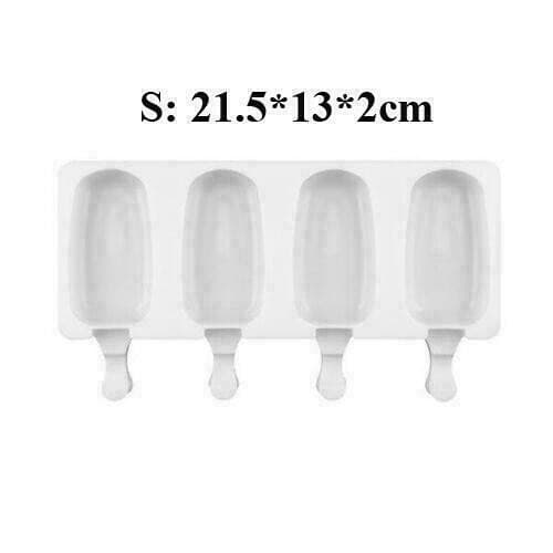 2x Silikone Isform Ispind Frossen Dessert Maker Cakesicles Bakke