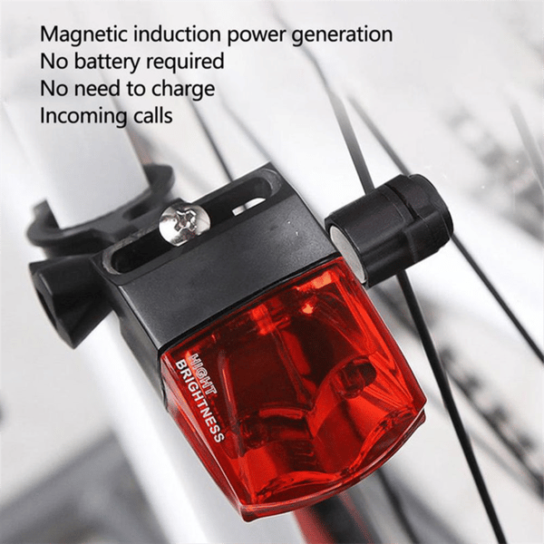 Magnetisk induktionscykelbaklykta