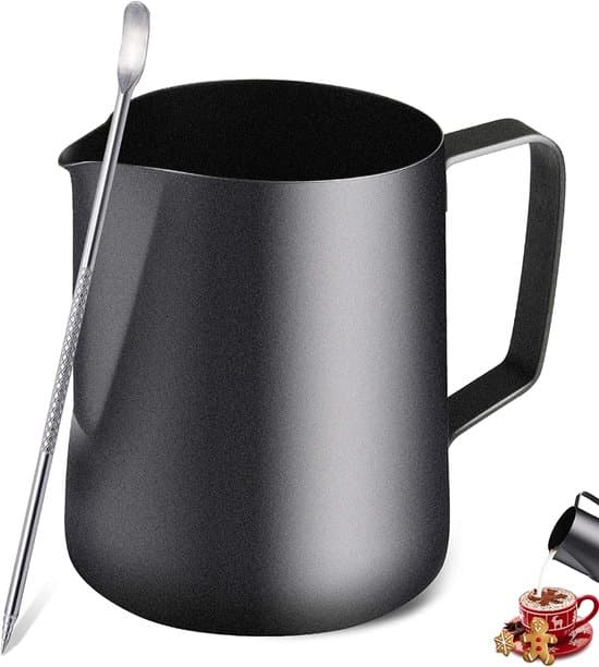 Mælkekande i rustfrit stål, til latte art, mælkekande, 350 ml