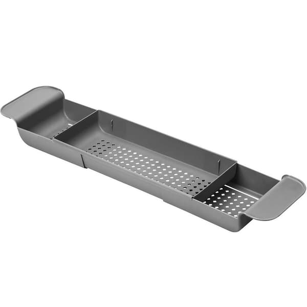 Badekarstativer, badekarshylder - vinglasholdere, badekarbakker, grå badekarshylder