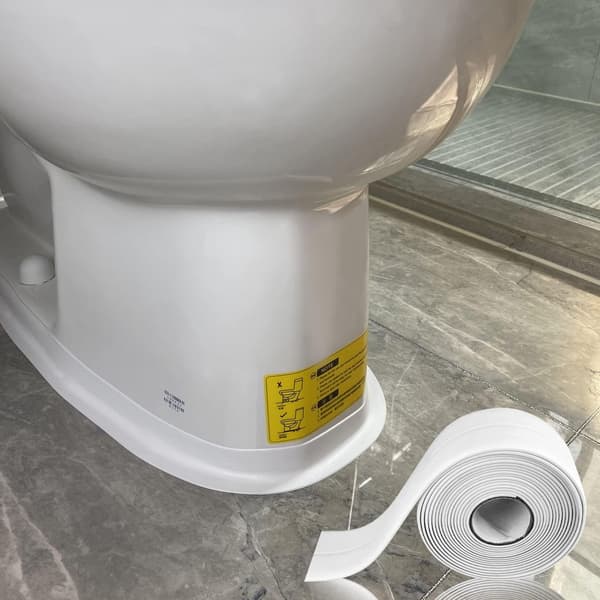 1 hvid toiletforsegling - 1,5 m lang