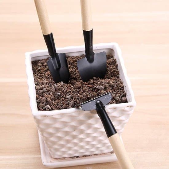Handspade-set - Mini trädgårdsspadar - Omplantering av växter - Rostskyddande beläggning - 3 delar - Blandade