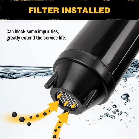 Elektrisk bränslepump - Bärbar batteripump - Bilbatteridriven bränsleextraktor - Fordonsnödsbränsleextraktor - 60cm