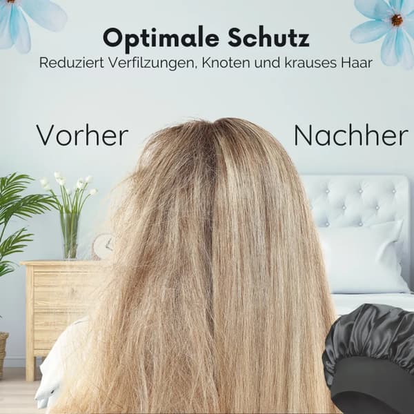 Satin Nathue – Nathue – Satin Hat – Hårnet – 1 Styk – Sort