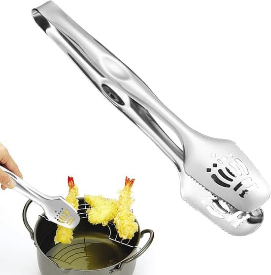 30 cm rustfrit stål tang Pasta Salater Brød BBQ Professionelle Køkken Buffeter