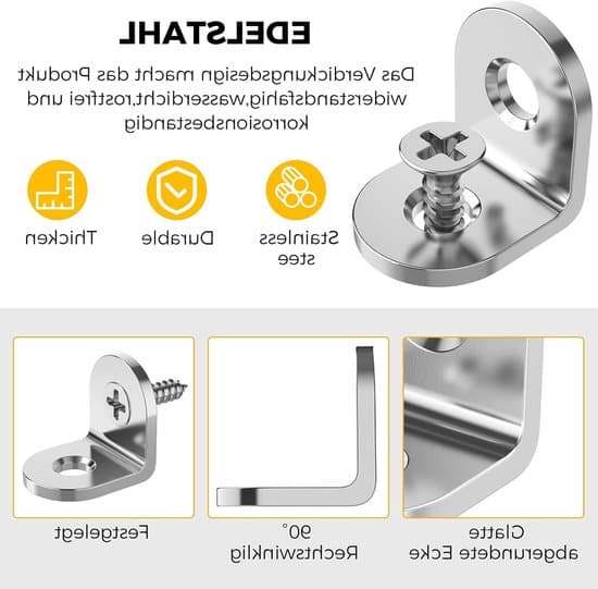 Hörnkopplingar/skåpskopplingar/möbelkopplingar/hörnkopplingar 20-pack 20X20X16mm