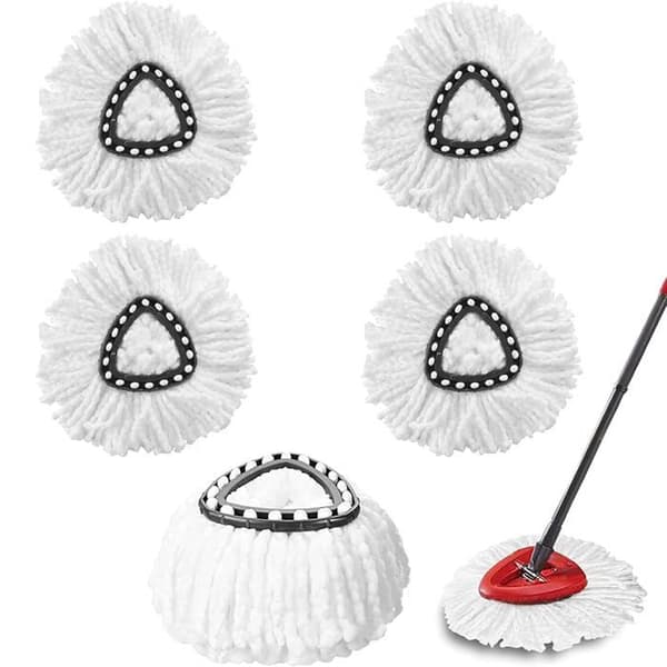 5-pack roterande mopphuvuden för Vileda triangulära roterande mopphuvuden.