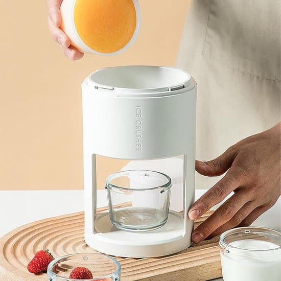 Ismaskine - Manuel Ismaskine - Drink Maker - Rustfrit Stål - 27x15x136cm - Hvid