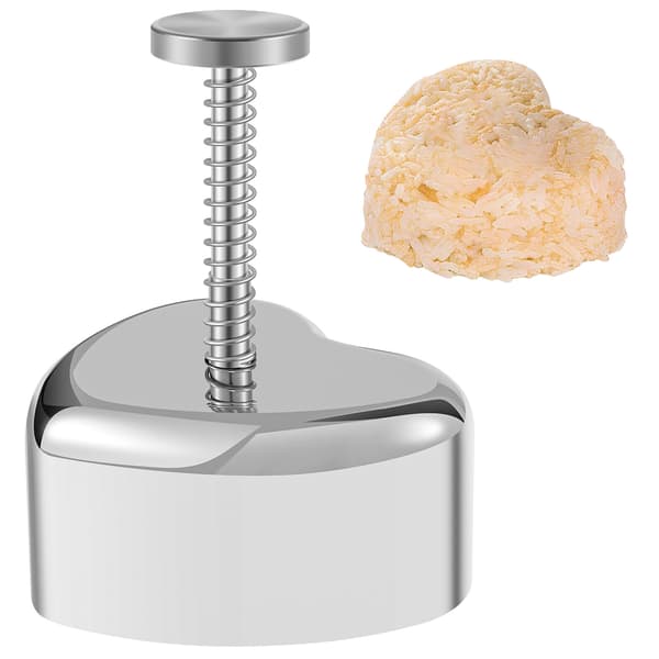 Hjärta Onigiri Form Rostfritt Stål Risbollsform Non-Stick Sushiform