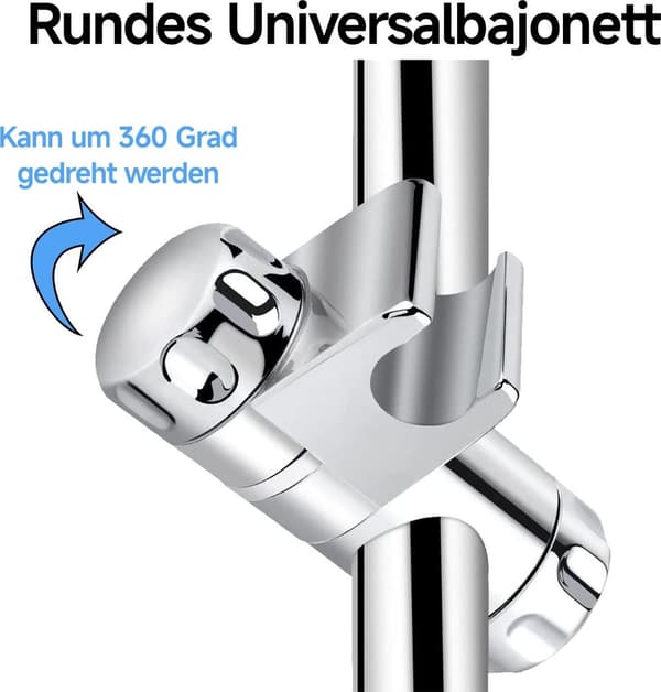 Håndbruserholder, brusehovedholder, justerbar bruserholder
