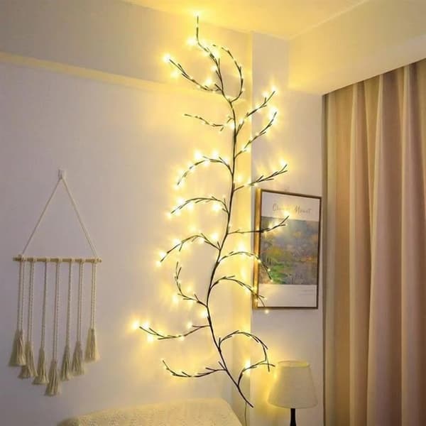 2,4 m vide ljusslinga 144 LED-lampor