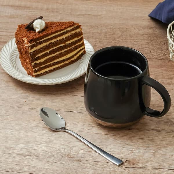 Tesked 12-pack, SS kaffeskedar, högpolerade, modern och elegant design.