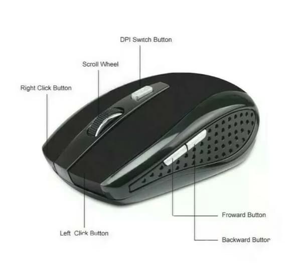2-PACK Trådlös Mus Bluetooth 2.4GHz PC Optisk Laptop