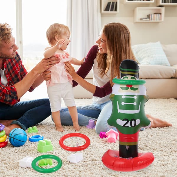 Julklappar för barn Julkastspel Uppblåsbara kastleksaker
