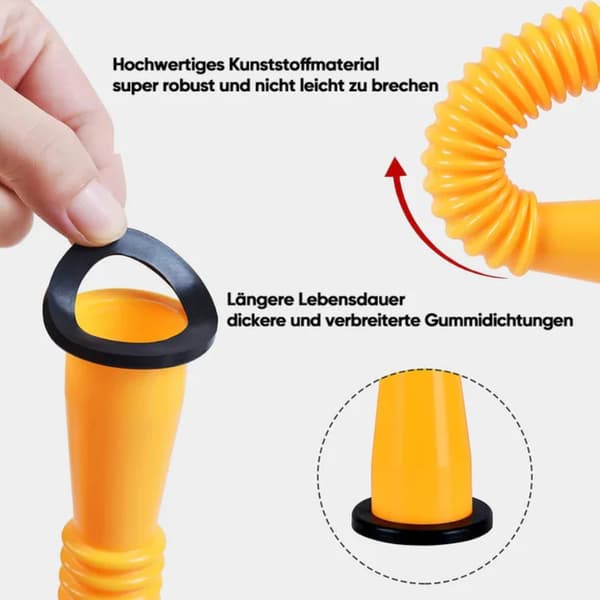 Påfyllningskit för bensindunkmunstycke