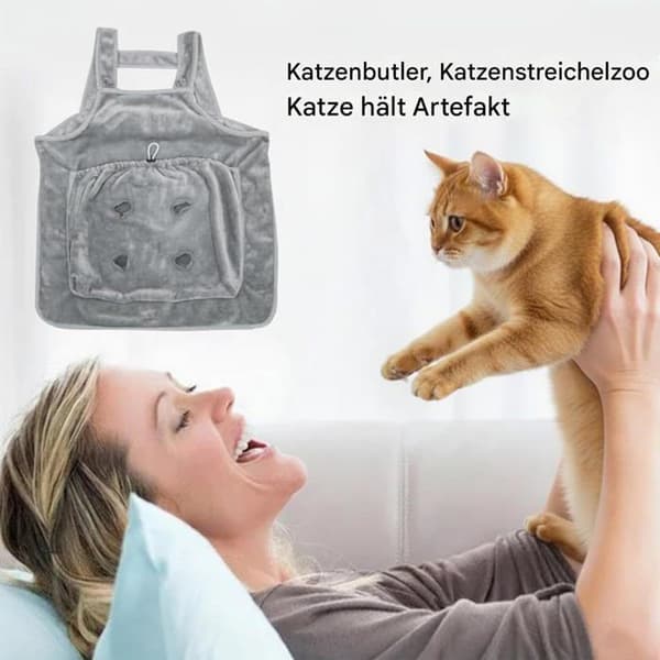 Kat- og hundeseleforklæde - justerbare sovepose-skulderstropper