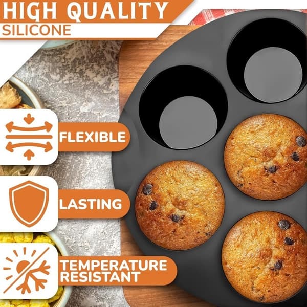 Hulrumskage Muffinsform Silikone Airfryer Bagekurv Bakke