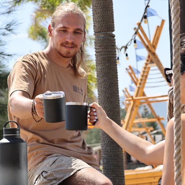 Termosmugg i rostfritt stål Te Kaffe Termisk Kopp Kontor Resemugg Isolerad