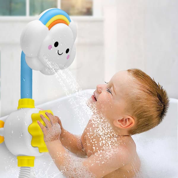 Babybadleksaker Molnvattenspray Dusch Badkar Kran Badrum