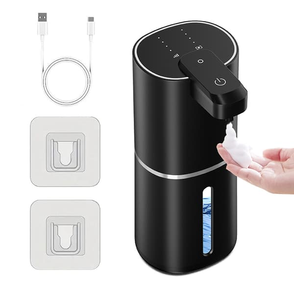 Automatisk Sensor Sæbedispenser Elektrisk Skum Pro Sort Skum