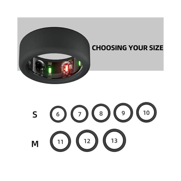 Ring protectors för Ring Gen3, elastiska silikonträningsringskydd, 3-pack, storlek M (vit)