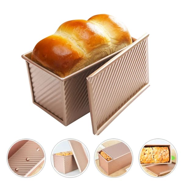 Non-Stick Toast Box Bröd Bakform Form Lock Kök
