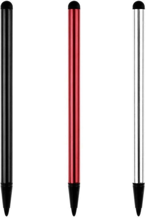 3-pak universel stylus til mobiltelefoner og tablets, kompatibel med Android, iPhone og iPad.