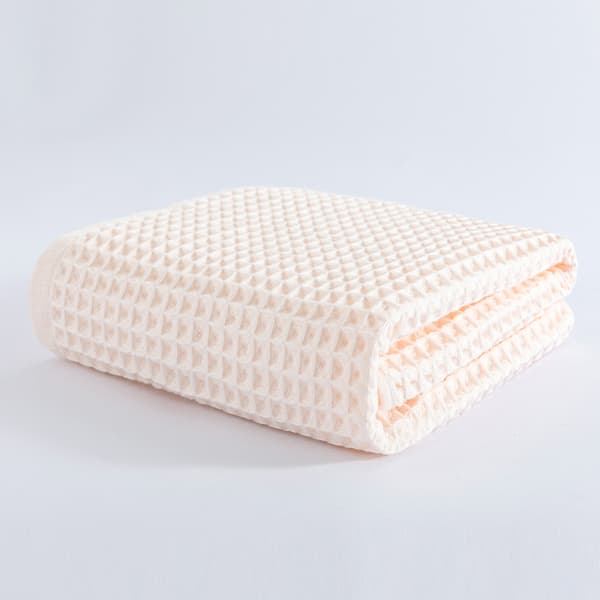 Blødt absorberende badehåndklæde 70*140cm-lyserød