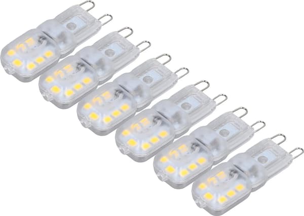 G9 LED-lampor, 6-pack dimbara G9-lampor, 3W, 14 LED-pärlor.