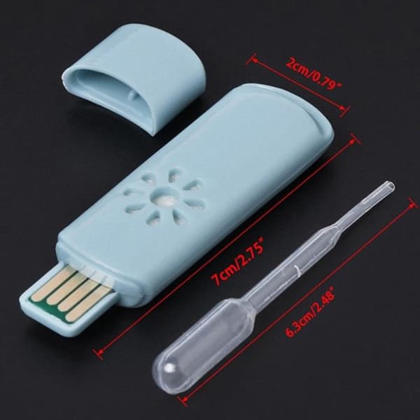 5 stk. Mini USB Bil Aromaterapi Diffuser Luftfugter Æterisk Olie Luft