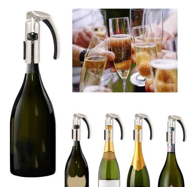 Champagneflaskeåbner Mousserende Vinpropstrækker Flaskeåbner Vingave Imiteret Guld