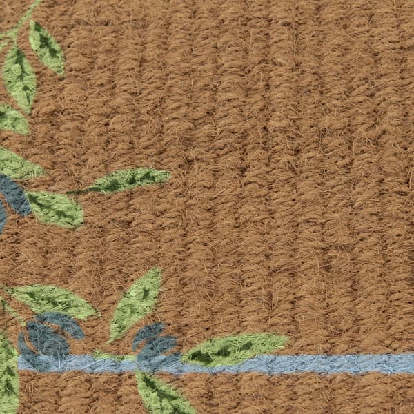 Vävd kokosfiber utomhusdörrmatta, storlek 50x80 cm
