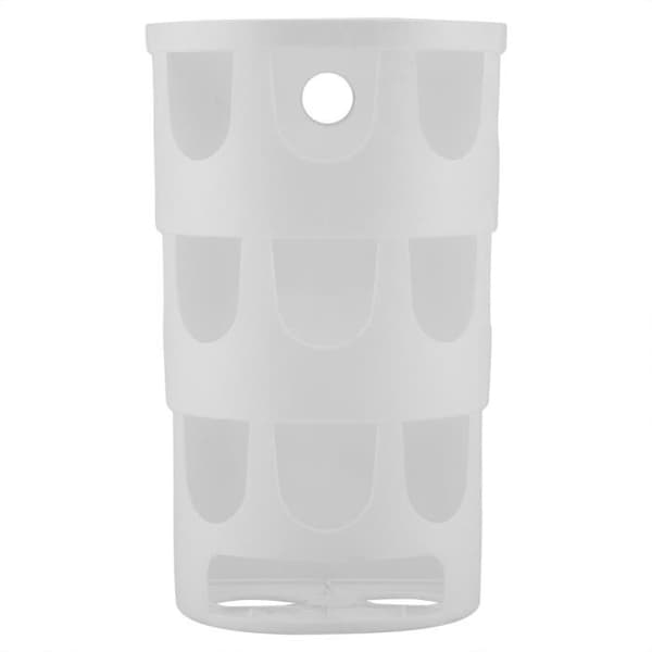 Väggmonterad förvaringslåda för soppåsar i plast, lämplig för kök, sovrum och badrum (vit).