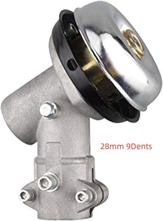 Gräsklippartillbehör röjsågsväxellåda 9-tands växellåda diameter 28 mm