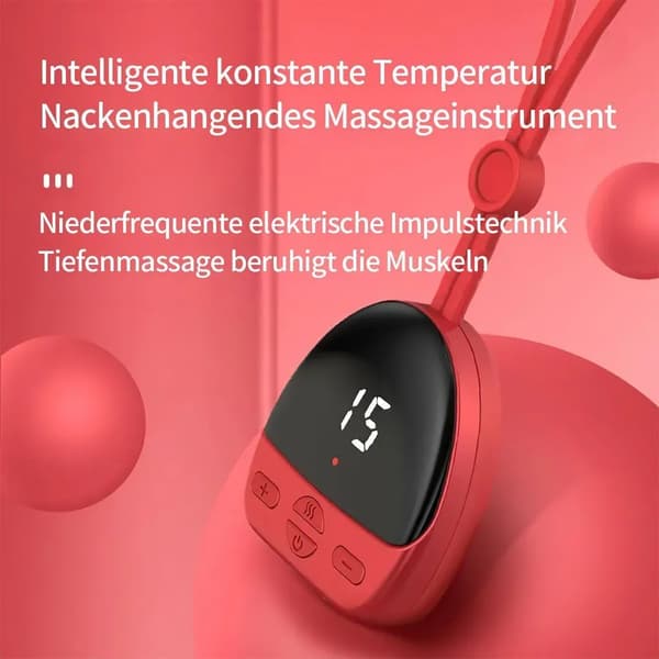 Nackmassageapparat/nackskydd, konstant temp. 42-52℃