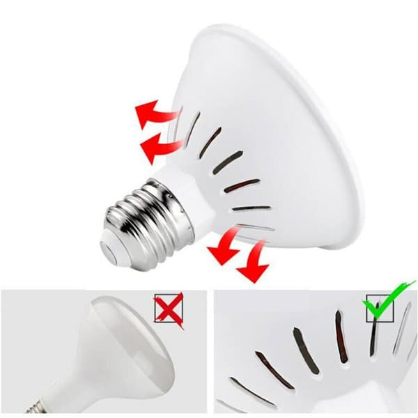 Full Spectrum E27 300 LED Växtlampa Växtbelysning Hydroponik Inomhusväxt