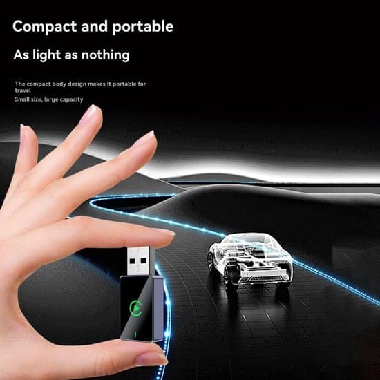 2i1 Trådløs CarPlay Android Auto Ai Box USB Bil Dongle Bluetooth WiFi til Kablet CarPlay/Android Auto Bil Biler Plug And Play