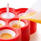 Silikon Mini Popsicle Formar Klubba Form Lätt att ta ur Isglass
