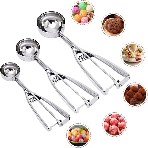 4/5/6 cm Kagemaskine Cookie Dough Iscremske JS06 Rustfrit Stål