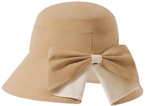 Solhat - Solhat til kvinder - Bred skygge - Udendørshat - Sammenfoldelig - UV-beskyttelse - Khaki