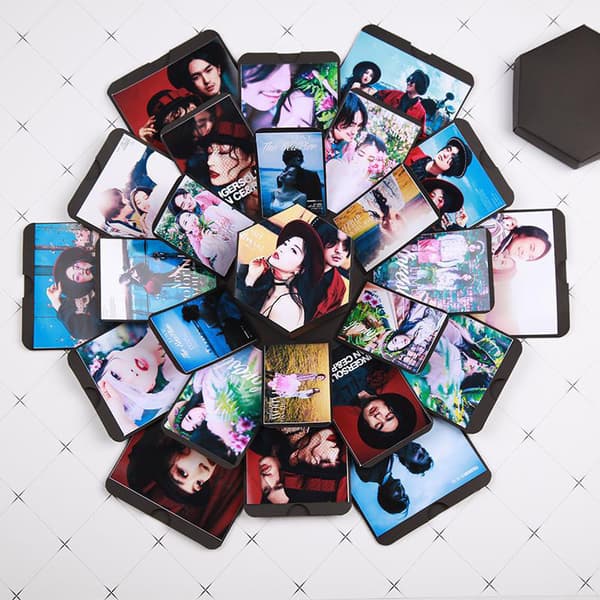 Exploding Box - Videohandledning ingår - Exploding Photo Box - Mystery Gift Box - Photo Box