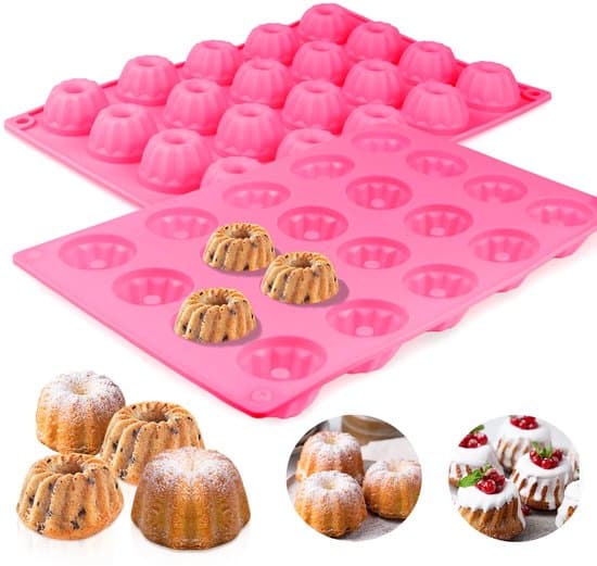 Silikonbakformar - flexibla och non-stick - 2-pack