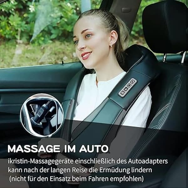 Massageapparat m. varmefunktion & akupressur - sort