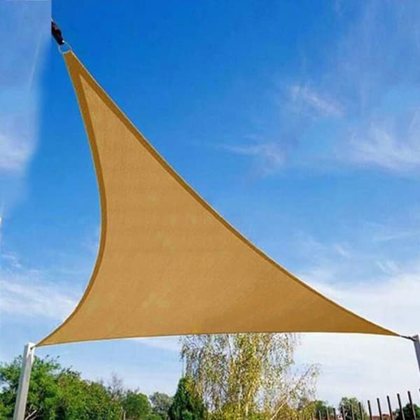 Utomhus triangulär solskyddsmarkis – Trädgårdsterrassmarkis, 3x3x3 meter