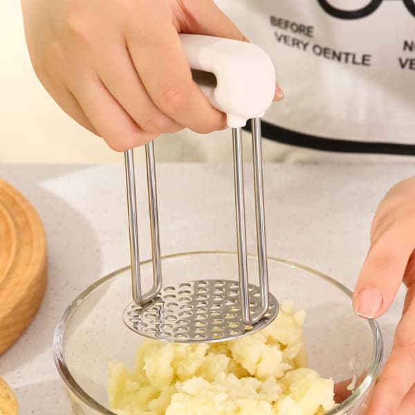 Handhållen potatiskross Potatispress Barnmatstillskott